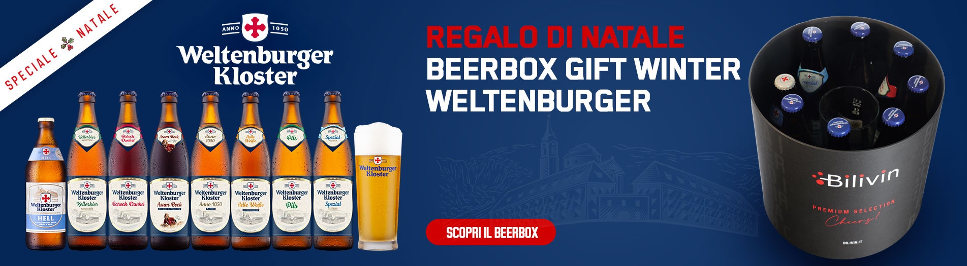 BeerBox Regalo di Natale Weltenburger