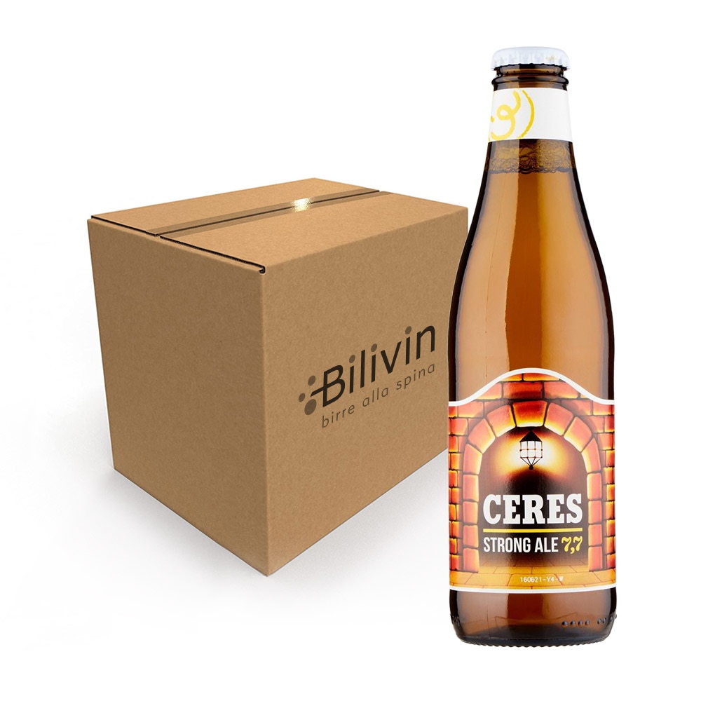 Birra Ceres Strong Ale Cassa da 24 bottiglie da 0,33 lt - Bilivin