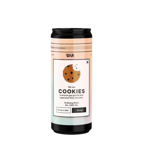 BIRRIFICIO WAR COOKIES LATTINA 0,33 LT.